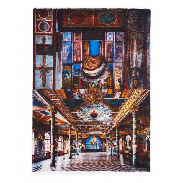 Faliero Sarti kašmyro vilnos ir vilnos skara Faliero Sarti kašmyro vilnos ir vilnos skara